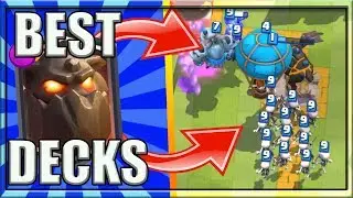 TOP 3 BEST LAVA HOUND DECKS In Clash Royale Arena 7, 8, 9, 10, 11 and Challenges