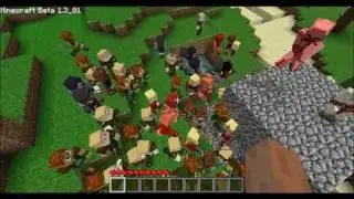 Minecraft Wars The Small Elf Battle (With a lot of arrows)