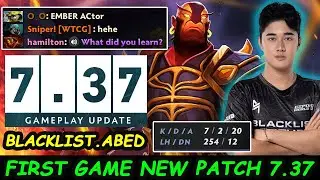 Abed 7.37 Ember Spirit MIDLANE New Patch Update SERVER SEA Ranked