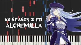 86 Season 2 Ed - Alchemilla by Regal Lily (Piano Tutorial & Sheet Music)