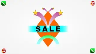 Sale icon Sale Logo Sale Tag Sale badge Logo Design in Coreldraw