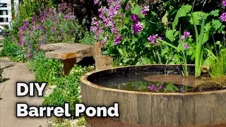 How to Make a Wildlife Barrel Pond