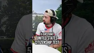 Taking the US citizenship test! #history #usa #president #quiz #america #governor #citizen