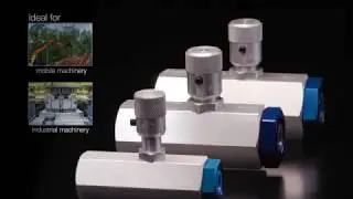 Cylinder and motor speed control using 2-port pressure compensated flow controls
