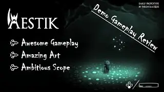 Aestik Demo Gameplay Review - Amazing Upcoming Metroidvania Indie Game!