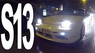 xTilla s13 180sx - Night driving
