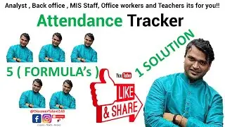 Discover Talent Presents | How do I create an attendance tracker in Excel?
