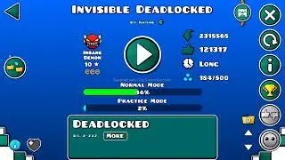 Как пройти абсолютно любой invisible level Практически Без Читов? Lorpix Geometry Dash [3]