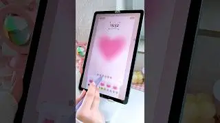 how I make my samsung tab lockscreen aesthetic 🎀 pink aesthetic ♡ 