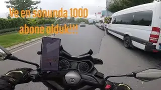 1000 Abone olduk. Herkese çok teşekkür ederim | Yamaha Xmax 300