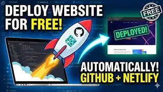 Deploy Website FREE with GitHub & Netlify | Auto Deploy on Every Code Change (Step-by-Step)