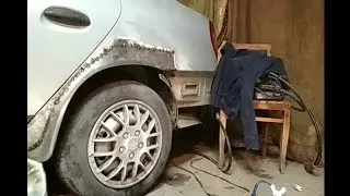Переварка задних арок рено