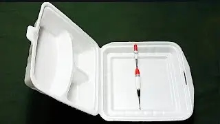DIY - foam for fishing floats - membuat pelampung pancing dari foam - kwalitas bahan terringan