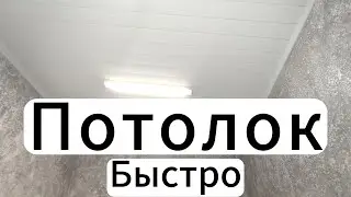 Потолок Как самому быстро сделать