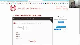 🔴 MCAT Prep Questions of the Day #2 - April 2009 (RACIDOTI) | DQP Webcam Live Stream