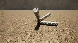 tripod 0.5 | procedural animation | physics control | Unreal Engine 5