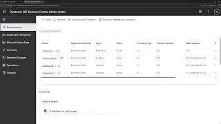 Business Central short video: Open BC Admin Center directly from Web Client (Two ways)