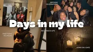 Slice of life vlog 💌 Bts of a fashion show, birthday celebrations, emotional reunions & more!