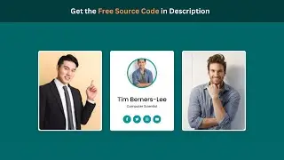 How to Create a 3D Flip Card Hover Effect Using HTML and CSS | Free Source Code