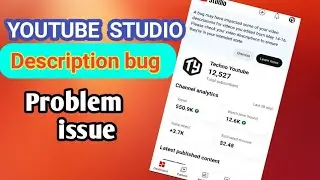 a bug may have impacted some of your video description for videos you edited from may 14-16.