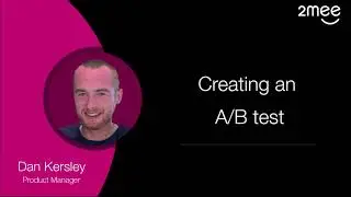 Creating an A/B test
