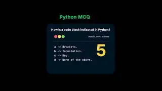 Python mcq questions ? | Python mcq interview questions and answers 