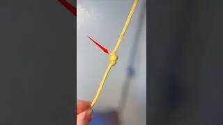Simple Stopper Knot|Double Overhand STOPPER knot🌸Lydia , how to tie