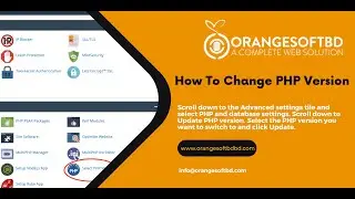 How To Change PHP Version From cPanel | Orange Soft BD