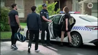 David and Aaron & Nicolette is arrested scene ep 8950