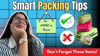 MBBS in Russia: Smart Packing Tips Don't Forget These Items! | RussiaFeels