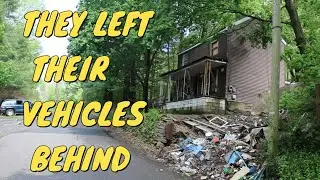 ABANDONED House with cars left behind