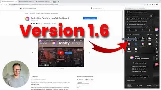 Dashy Side Panel Extension update v1.6 - Bookmarks and New Tab Manager with Google Chrome API