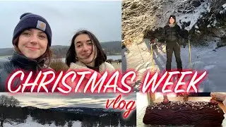 CHRISTMAS WEEK IN FRANCE | first white Christmas, vlog, Saint Point Lac