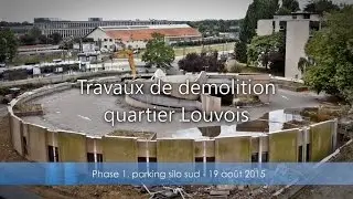 Travaux de démolition quartier Louvois à Vélizy (Phase 1)