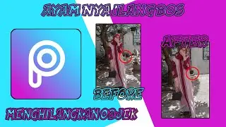 CARA HAPUS OBJEK FOTO DI PICSART || TUTORIAL PICSART || HOW TO DELETE OBJECT FROM PICSART