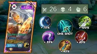 FINALLY!! BEST 1 SHOT BUILD & EMBLEM FOR LESLEY 2024 IS HARE (100% DEADLY)! 🔥 - MLBB