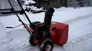 Обзор самоходного снегоуборщика SnowThrower 5.5hp, Loncin 182cc