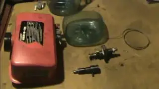 Walk-behind tractor repair // Fuel system of the 178F diesel engine. Injector cleaning. Part 4.1.
