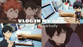 VLOG #1 (study, journal)💿📌🥛🍫