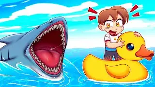 На Меня НАПАЛА САМАЯ ГИГАНТСКАЯ АКУЛА в ROBLOX...