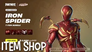 FORTNITE - Iron Spider Suit - Spider-Man Item Shop Preview