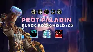 Black Rook Hold +26 ⚔️ Prot Paladin 🔥 #dragonflight 10.2.5 S3 M+