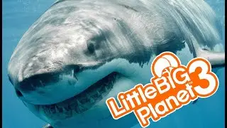 RIDING SHARK SURVIVAL! | Little Big Planet 3 Multiplayer (166)