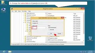 Disable UAC in Windows 8, 7 & Vista using Registry.