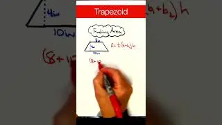 Area of a Trapezoid #shorts #math