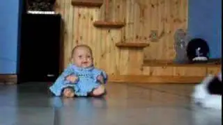 Baby Riding A Dog