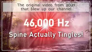 Spine Tingles at 2 Mins (46,000 Hz) • Binaural & Bilateral Beats - Brain, Body & Spine Tingling