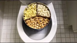 Mixing all of my Popcorn - Will it Flush?