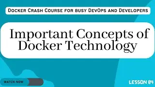 Important Concepts of Docker Technology || Docker Technology #dockercontainer #docker