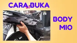 cara mudah bongkar pasang cover body samping Mio